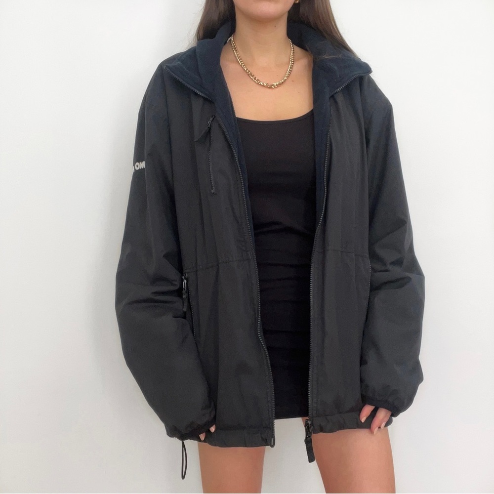 Mossimo reversible black/ blue fleece jacket, size XL 💙 - Picture 3 of 12